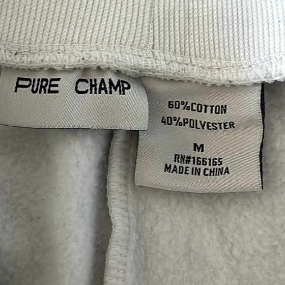 Pure Champ Men's Medium White Sweatpants - Picture 4 of 7